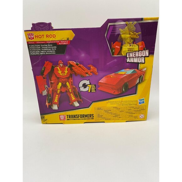 Transformers Cyberverse Battle of Cybertron Hot Rod Action Figure - 2020 Hasbro - Picture 3 of 4